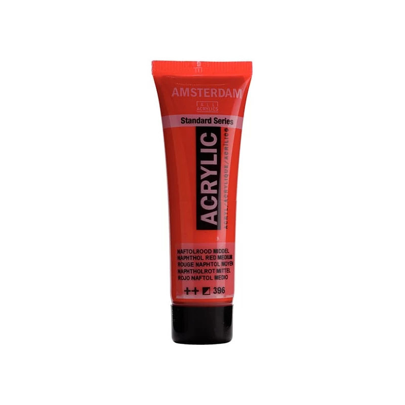 Talens Amsterdam akrilna boja, 20 ml - 396, naphthol red medium