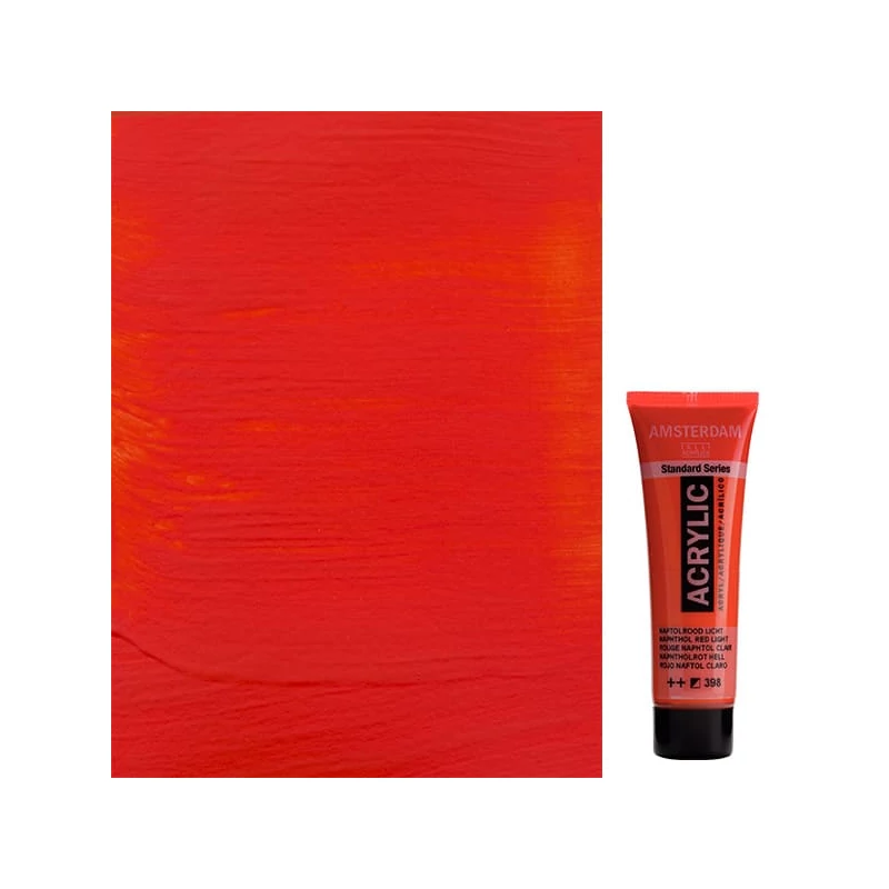 Talens Amsterdam akrilna boja, 20 ml - 398, naphthol red light