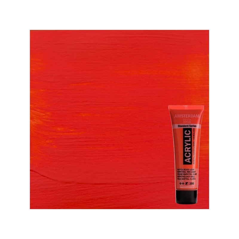 Talens Amsterdam akrilna boja, 20 ml - 398, naphthol red light