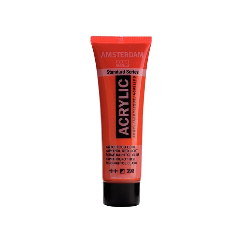 Talens Amsterdam akrilna boja, 20 ml - 398, naphthol red light