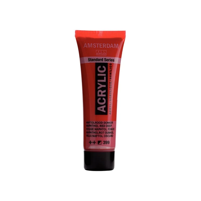Talens Amsterdam akrilna boja, 20 ml - 399, naphthol red deep