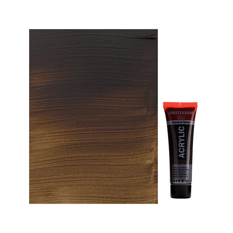 Talens Amsterdam akrilna boja, 20 ml - 403, vandyke brown