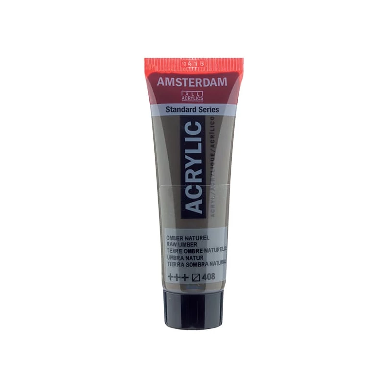 Talens Amsterdam akrilna boja, 20 ml - 408, raw umber