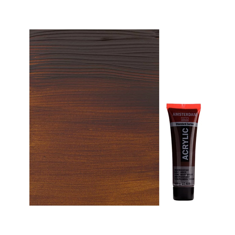 Talens Amsterdam akrilna boja, 20 ml - 409, burnt umber