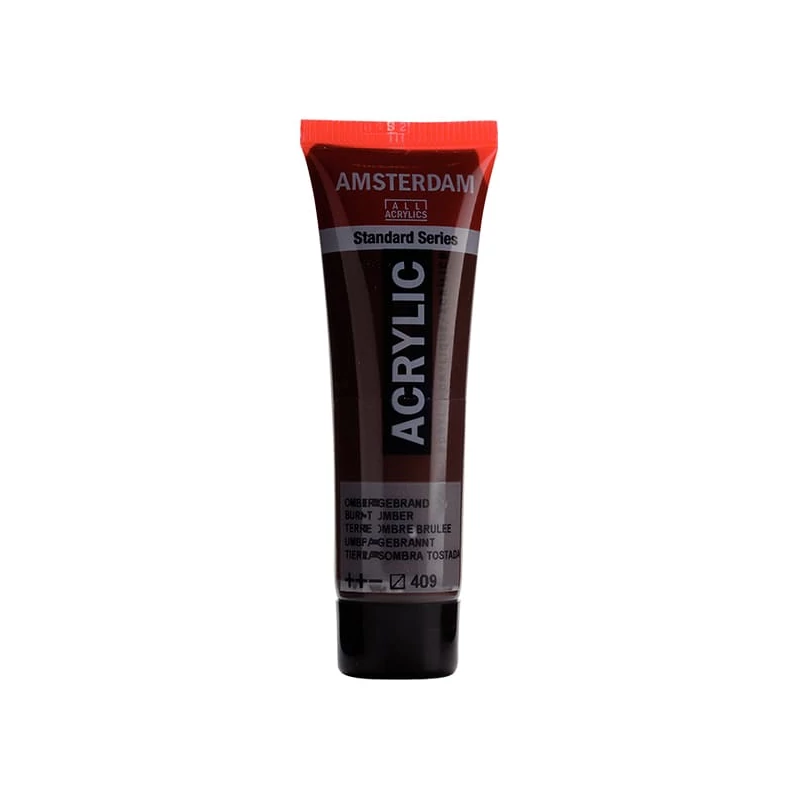 Talens Amsterdam akrilna boja, 20 ml - 409, burnt umber
