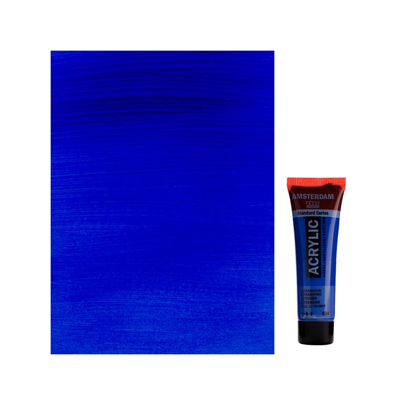 Talens Amsterdam akrilna boja, 20 ml - 504, ultramarine