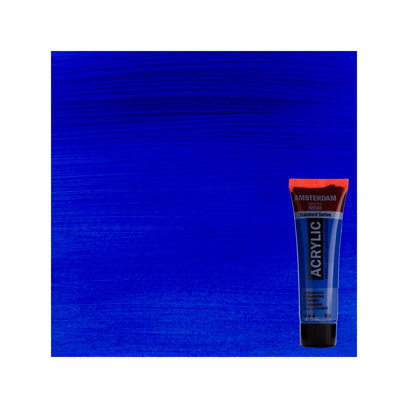 Talens Amsterdam akrilna boja, 20 ml - 504, ultramarine