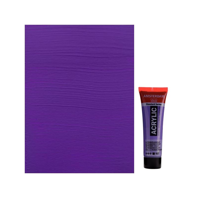 Talens Amsterdam akrilna boja, 20 ml - 507, ultramarine violet