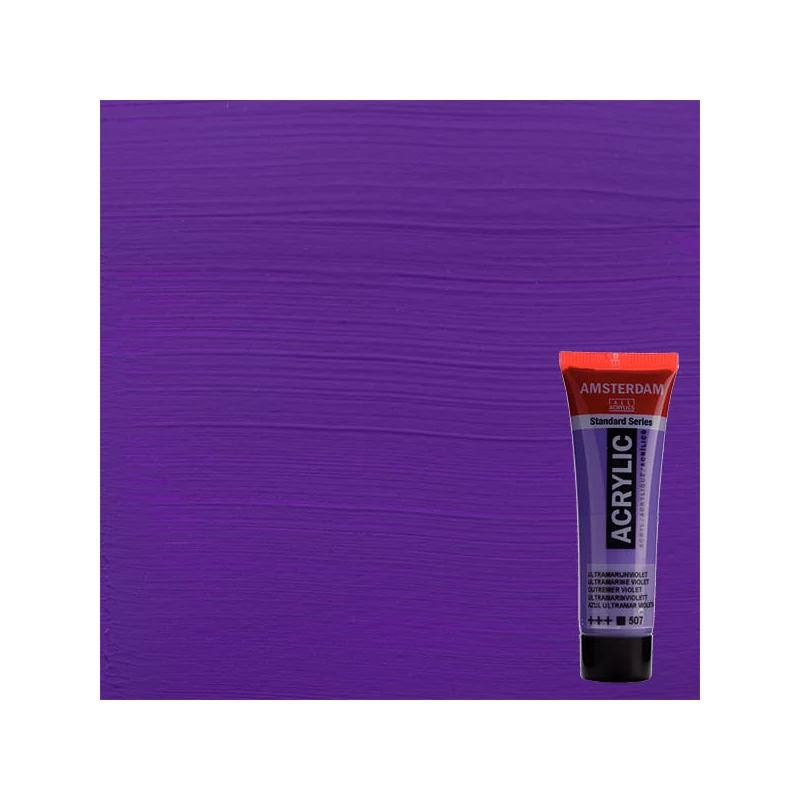 Talens Amsterdam akrilna boja, 20 ml - 507, ultramarine violet