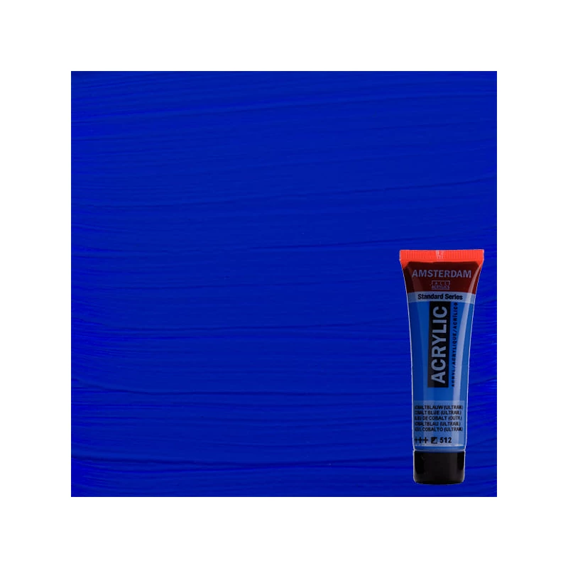 Talens Amsterdam akrilna boja, 20 ml - 512, cobalt blue (ultramarine)