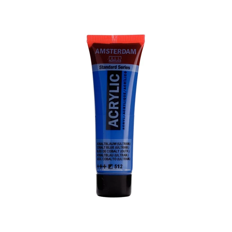 Talens Amsterdam akrilna boja, 20 ml - 512, cobalt blue (ultramarine)