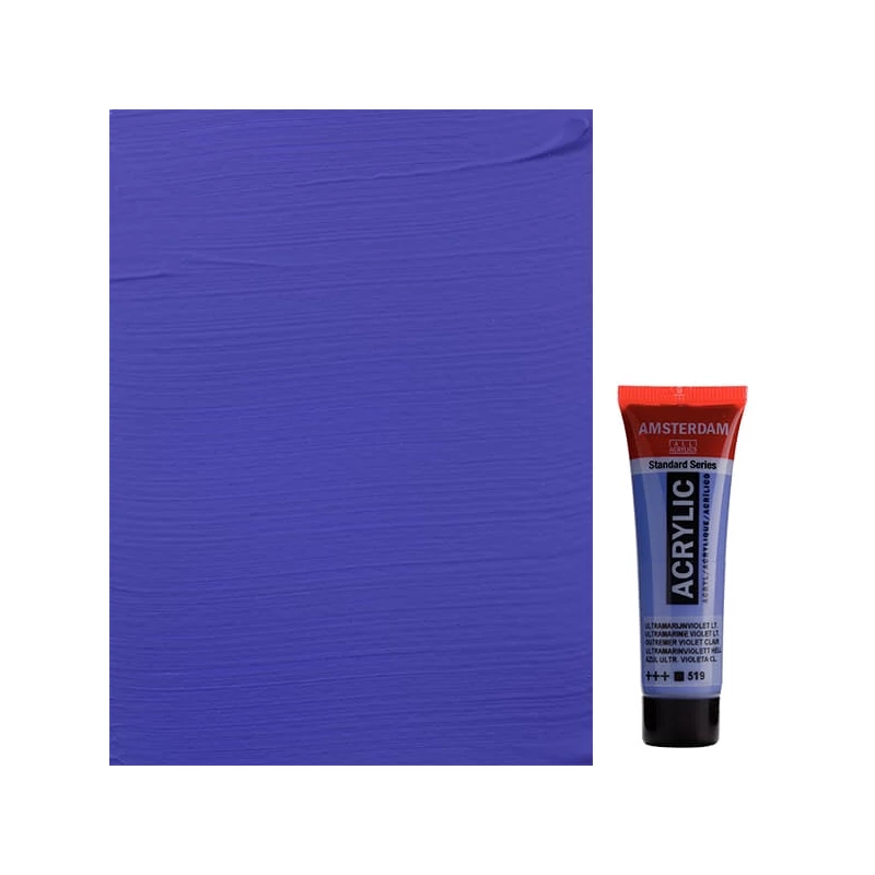 Talens Amsterdam akrilna boja, 20 ml - 519, ultramarine violet light