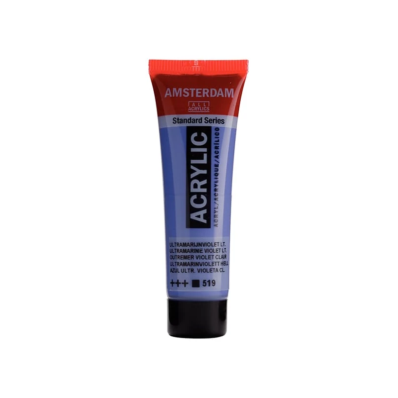 Talens Amsterdam akrilna boja, 20 ml - 519, ultramarine violet light