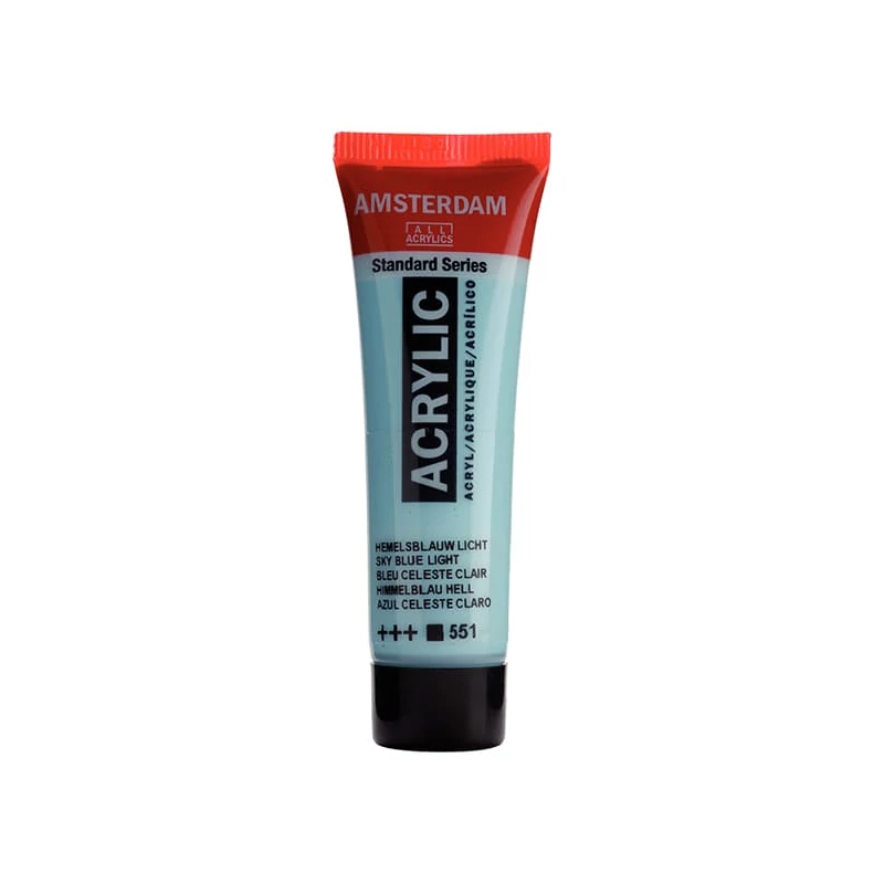 Talens Amsterdam akrilna boja, 20 ml - 551, sky blue light