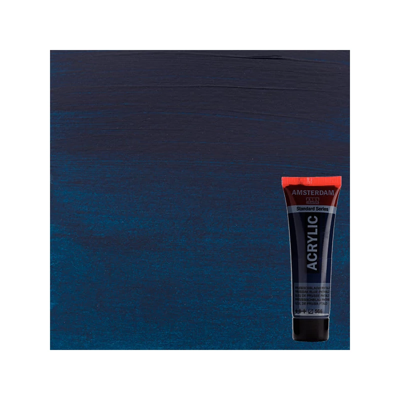 Talens Amsterdam akrilna boja, 20 ml - 566, prussian blue (phthalo)