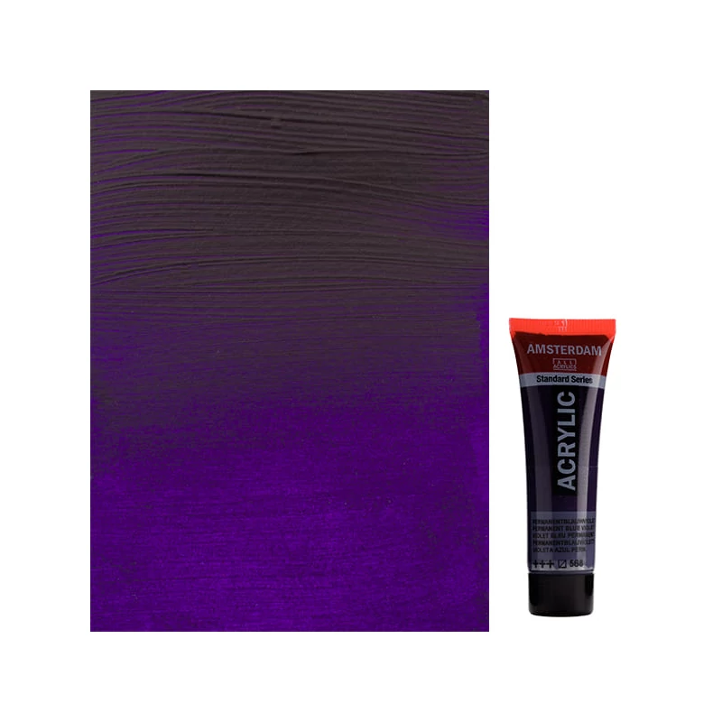 Talens Amsterdam akrilna boja, 20 ml - 568, permanent blue violet