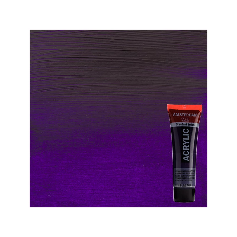 Talens Amsterdam akrilna boja, 20 ml - 568, permanent blue violet