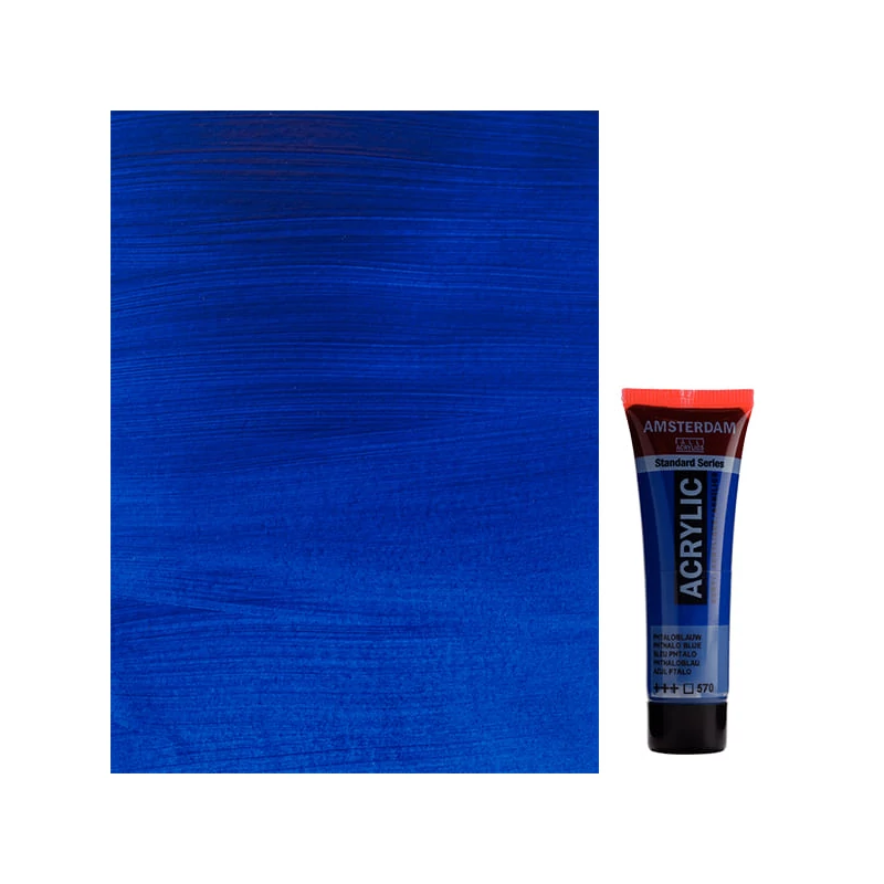Talens Amsterdam akrilna boja, 20 ml - 570, phthalo blue
