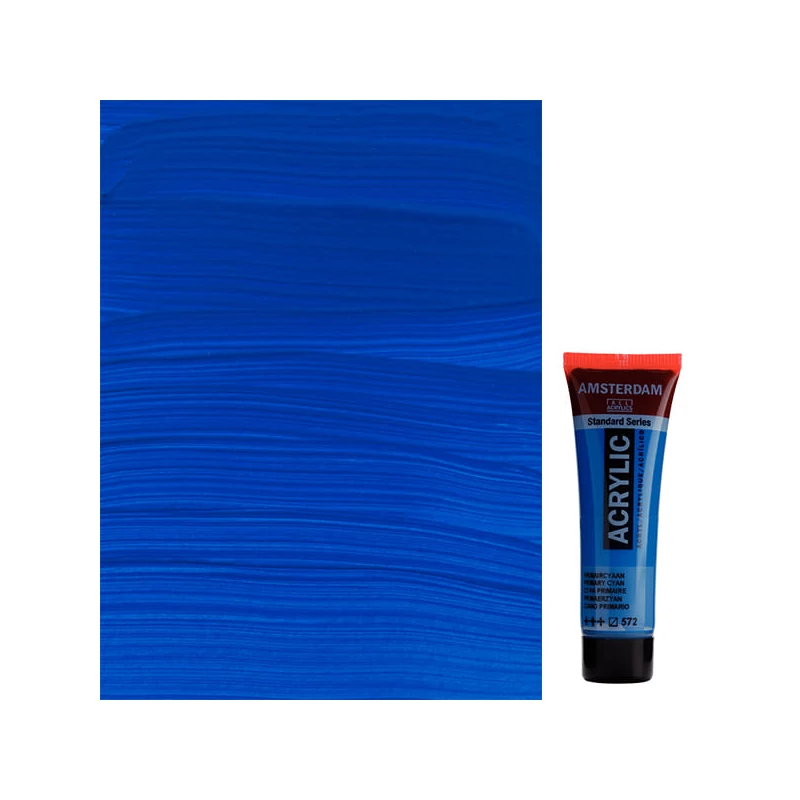 Talens Amsterdam akrilna boja, 20 ml - 572, primary cyan