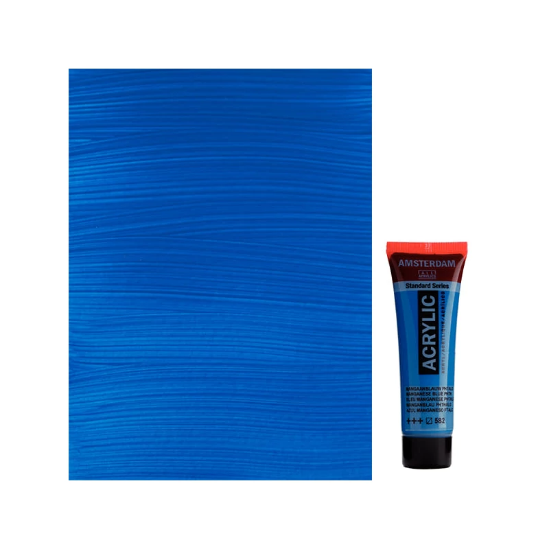 Talens Amsterdam akrilna boja, 20 ml - 582, manganese blue phthalo