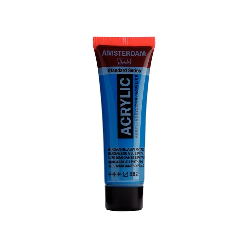 Talens Amsterdam akrilna boja, 20 ml - 582, manganese blue phthalo