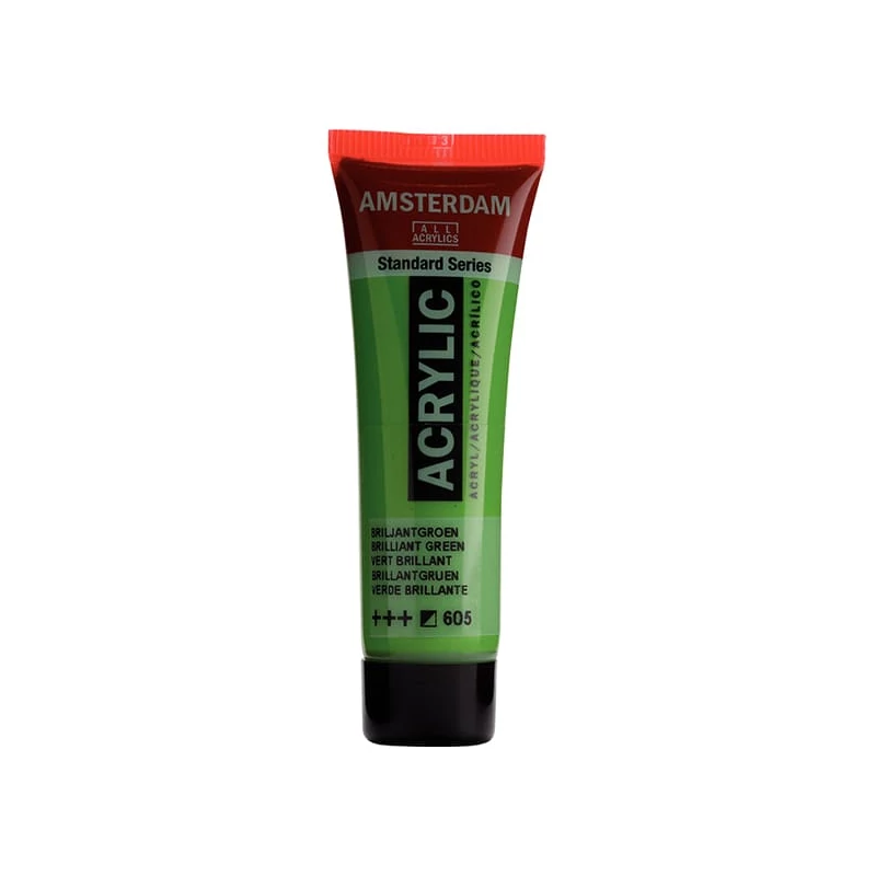 Talens Amsterdam akrilna boja, 20 ml - 605, brilliant green