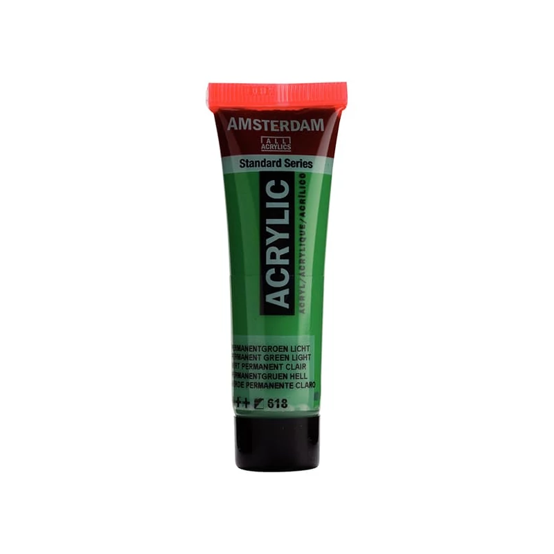 Talens Amsterdam akrilna boja, 20 ml - 618, permanent green light