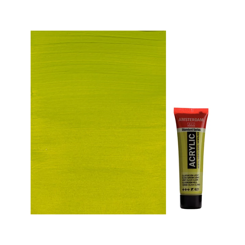 Talens Amsterdam akrilna boja, 20 ml - 621, olive green light