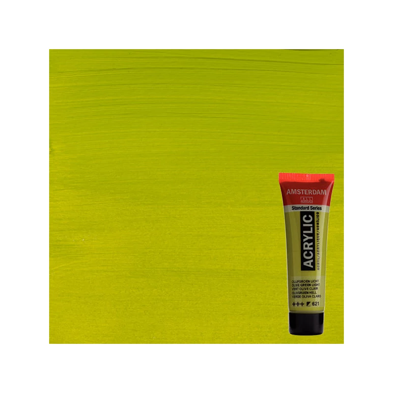 Talens Amsterdam akrilna boja, 20 ml - 621, olive green light