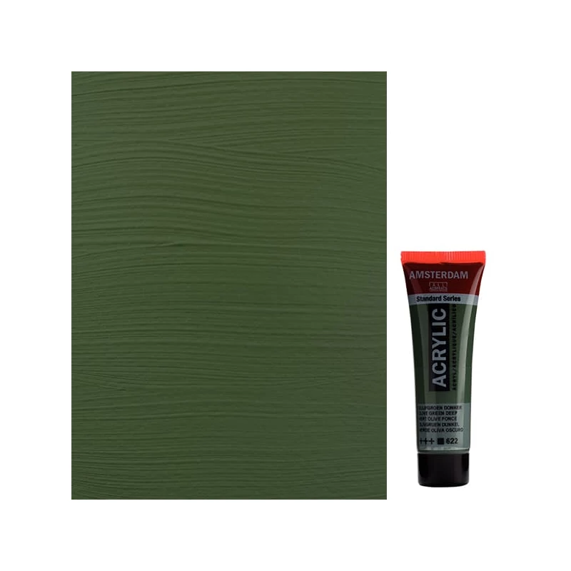 Talens Amsterdam akrilna boja, 20 ml - 622, olive green deep