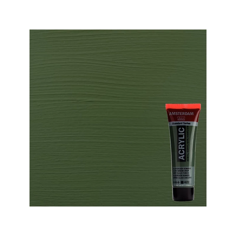 Talens Amsterdam akrilna boja, 20 ml - 622, olive green deep