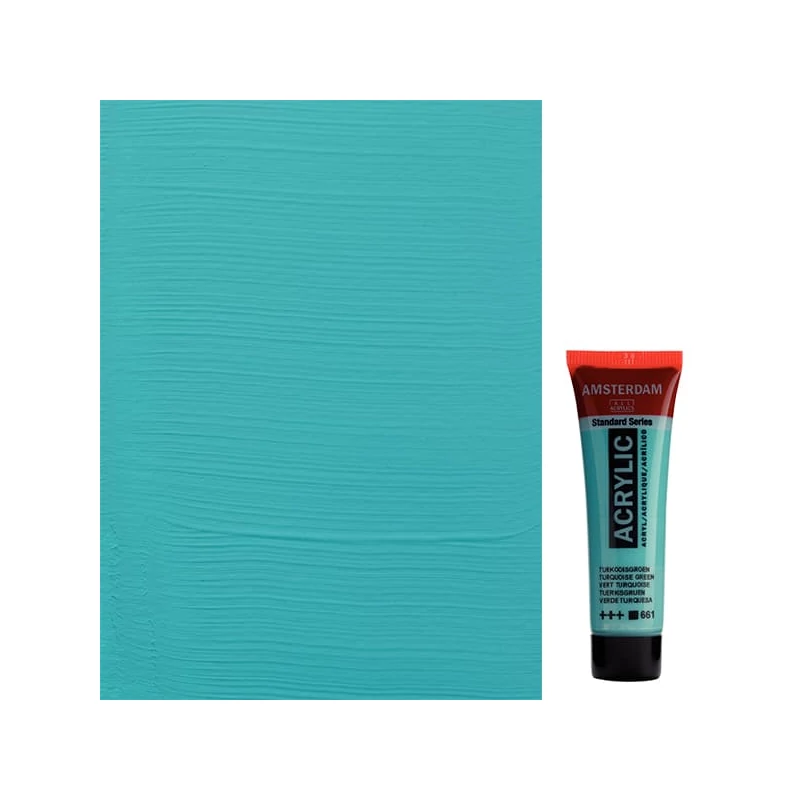 Talens Amsterdam akrilna boja, 20 ml - 661, turquoise green