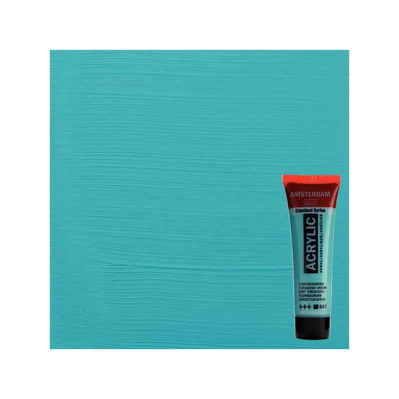 Talens Amsterdam akrilna boja, 20 ml - 661, turquoise green