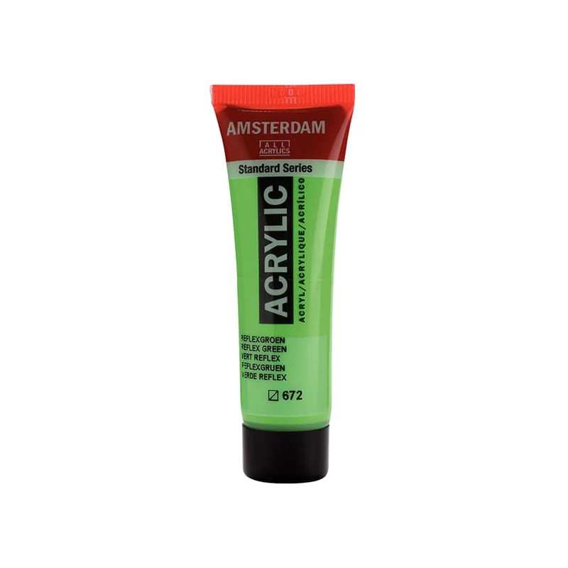 Talens Amsterdam akrilna boja, 20 ml - 672, reflex green