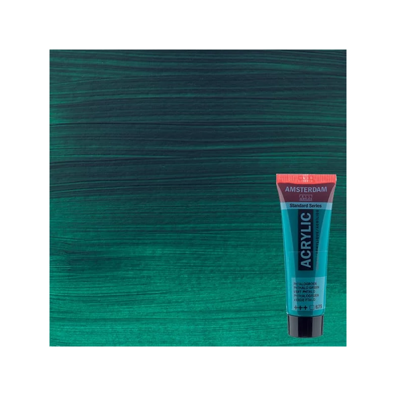 Talens Amsterdam akrilna boja, 20 ml - 675, phthalo green