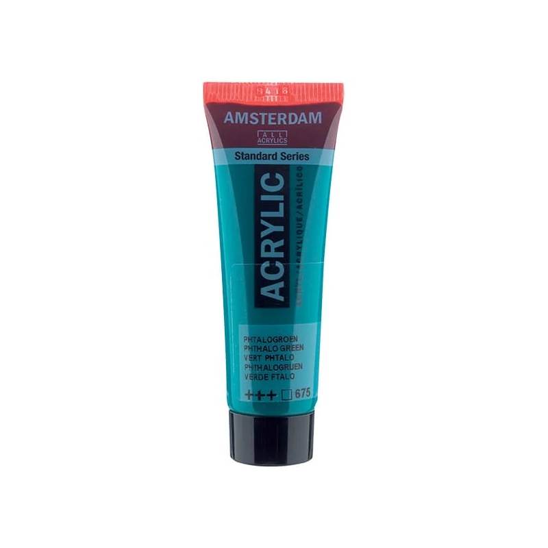 Talens Amsterdam akrilna boja, 20 ml - 675, phthalo green