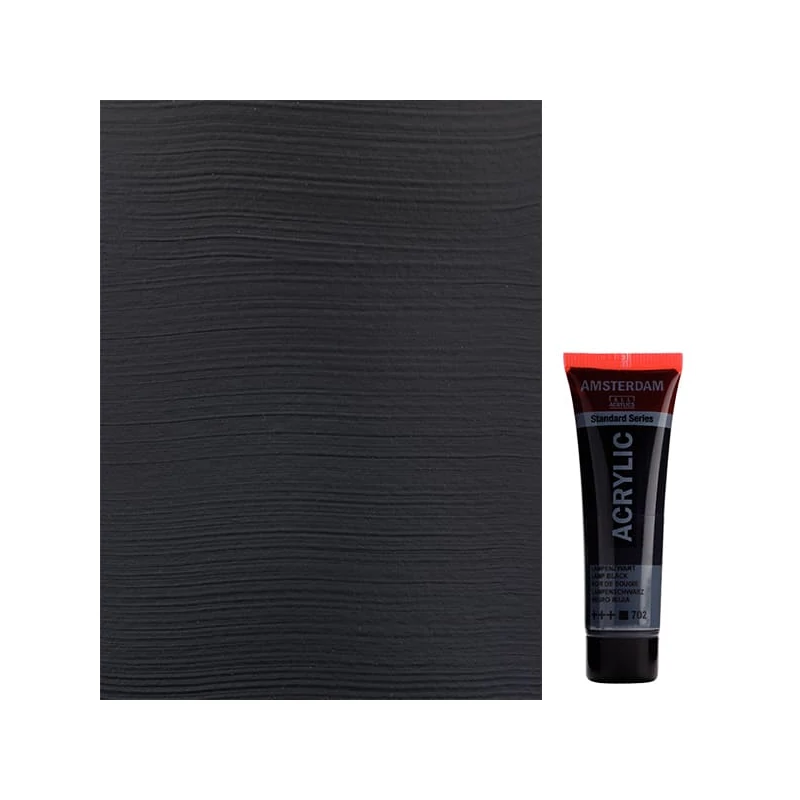 Talens Amsterdam akrilna boja, 20 ml - 702, lamp black
