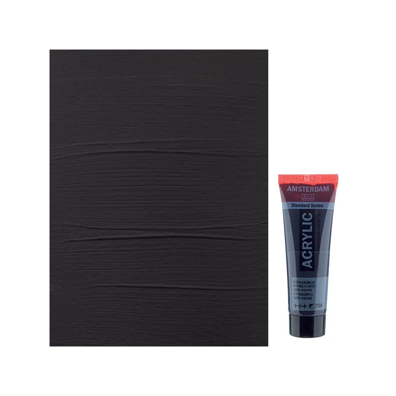 Talens Amsterdam akrilna boja, 20 ml - 708, Payne's grey