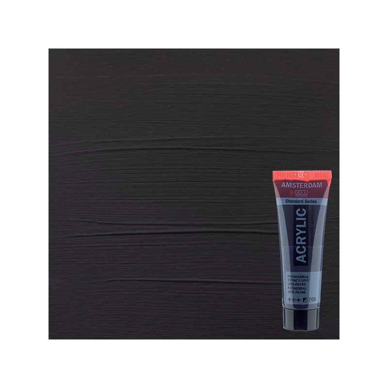 Talens Amsterdam akrilna boja, 20 ml - 708, Payne's grey
