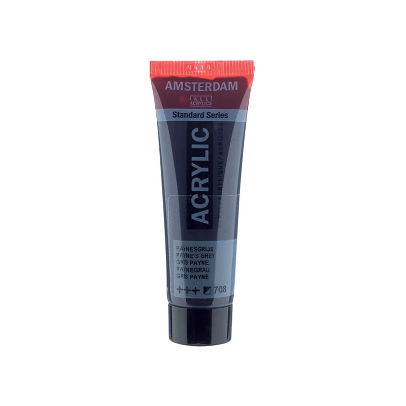 Talens Amsterdam akrilna boja, 20 ml - 708, Payne's grey