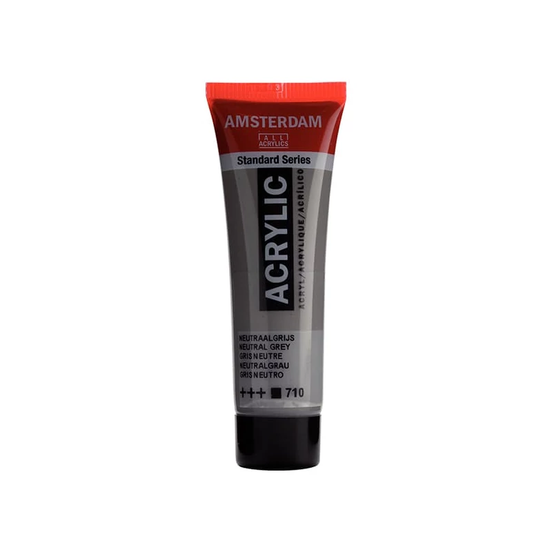 Talens Amsterdam akrilna boja, 20 ml - 710, neutral grey