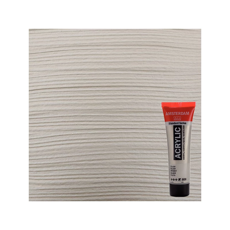 Talens Amsterdam akrilna boja, 20 ml - 800, silver