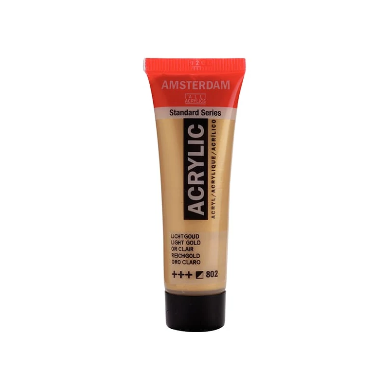 Talens Amsterdam akrilna boja, 20 ml - 802, light gold
