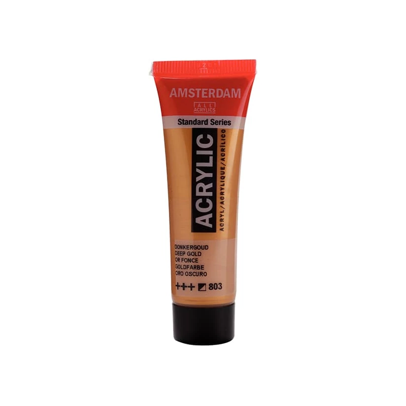 Talens Amsterdam akrilna boja, 20 ml - 803, deep gold