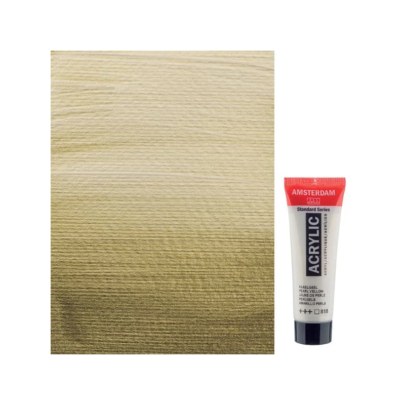 Talens Amsterdam akrilna boja, 20 ml - 818, pearl yellow