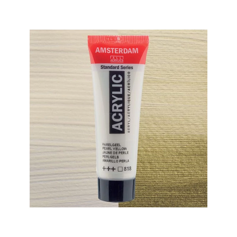 Talens Amsterdam akrilna boja, 20 ml - 818, pearl yellow