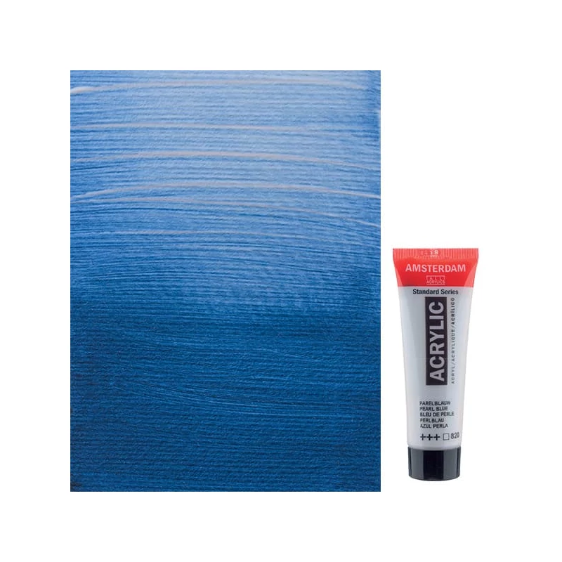 Talens Amsterdam akrilna boja, 20 ml - 820, pearl blue