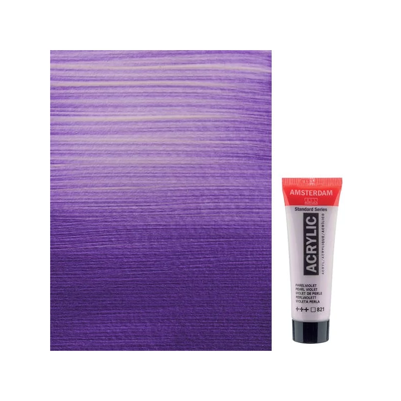 Talens Amsterdam akrilna boja, 20 ml - 821, pearl violet