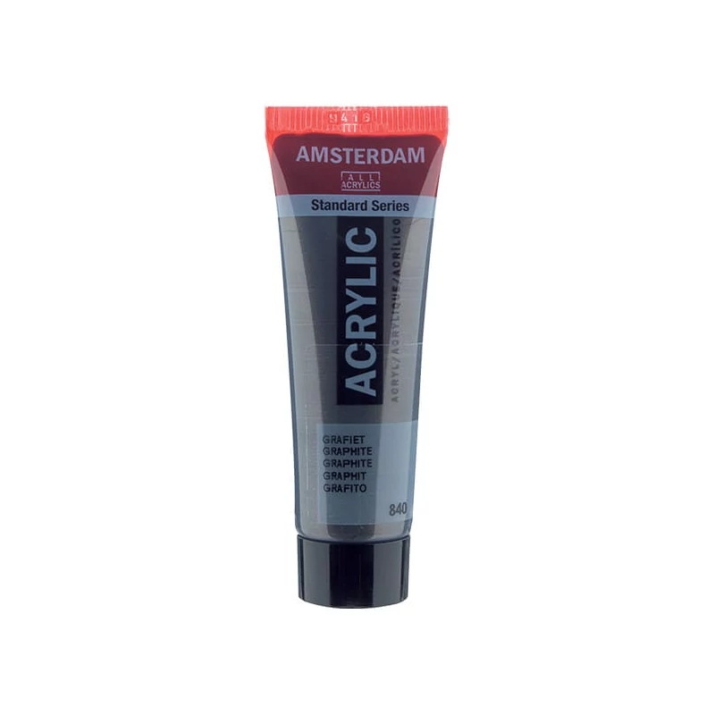 Talens Amsterdam akrilna boja, 20 ml - 840, graphite