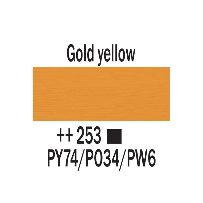 Talens Amsterdam akrilna boja, 20 ml - 253, gold yellow